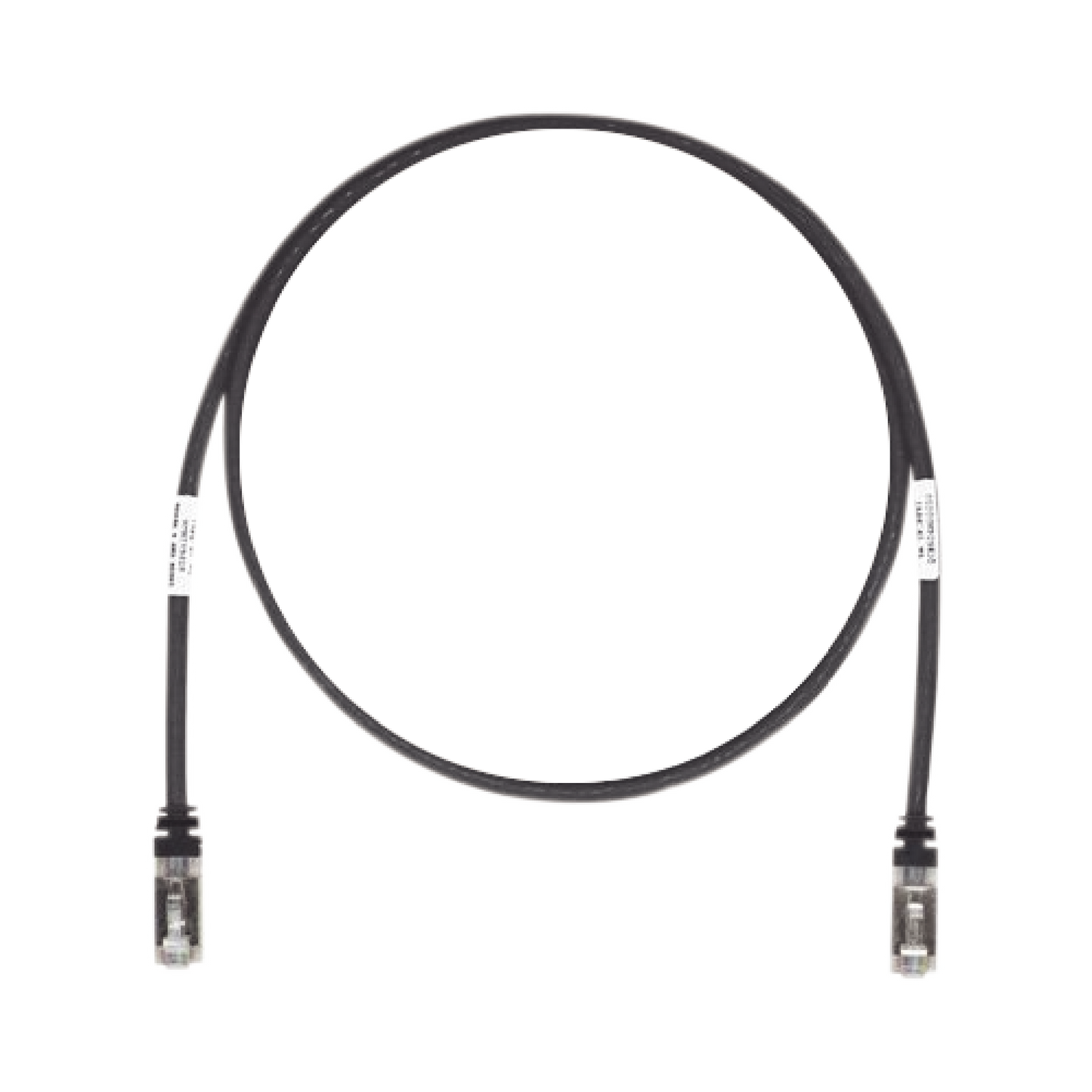 Patch Cord Cat6A, Blindado S/Ftp, Cm/Ls0H, 7Ft, Color Negro