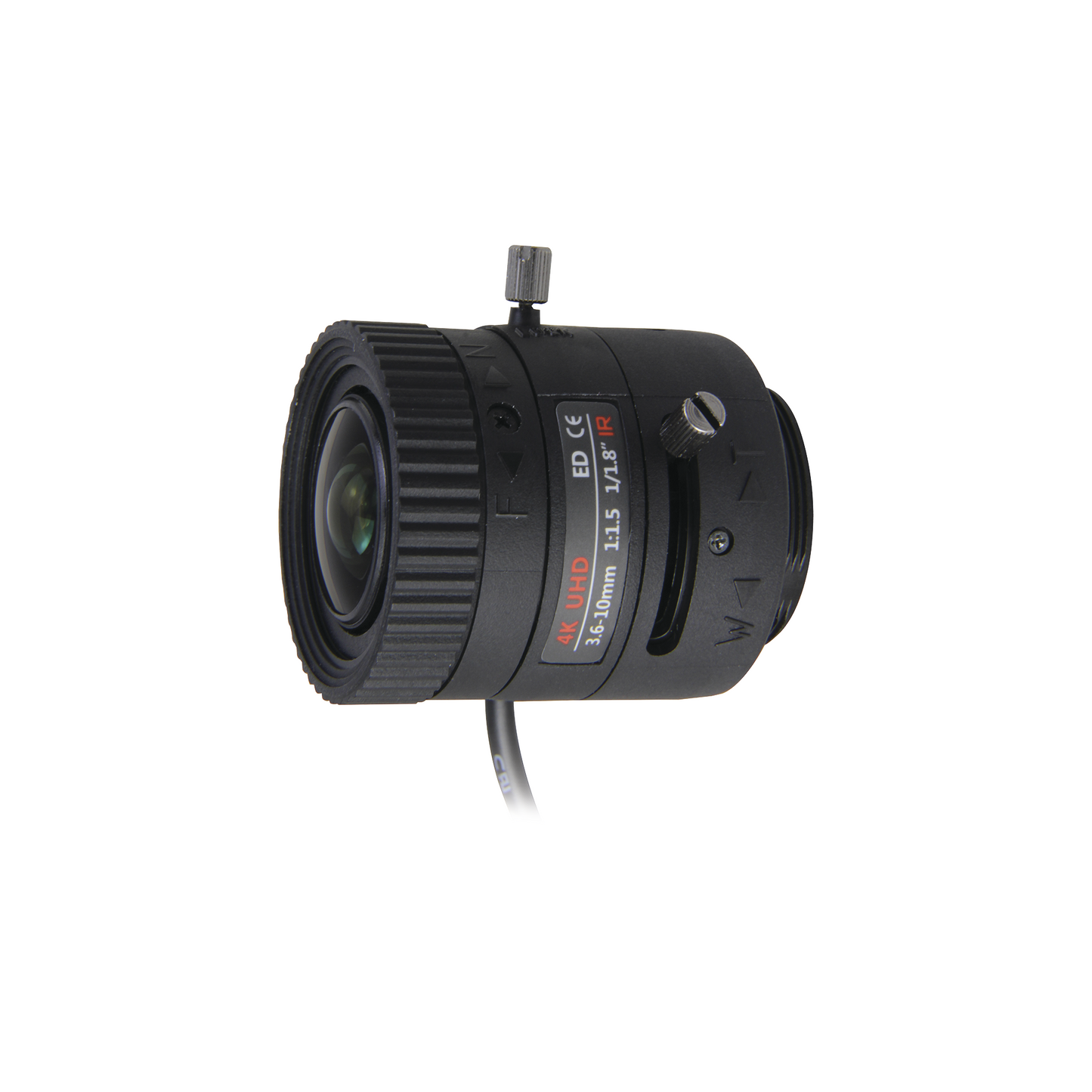 Lente Varifocal 3.6-10 Mm / Resolución 4K / Iris Automático / Día/Noche / Formato 1/1.8.