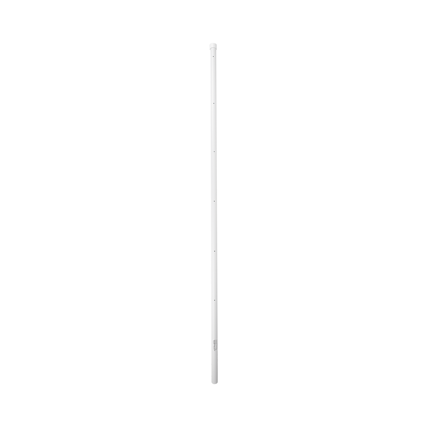 Poste De Esquina Para Cerca Electrificada. Tubo Galva. De 1.5 M, Cal. 18 De 1" Diam. + Pintura Blanca. Ideal Para 6 Aisladores