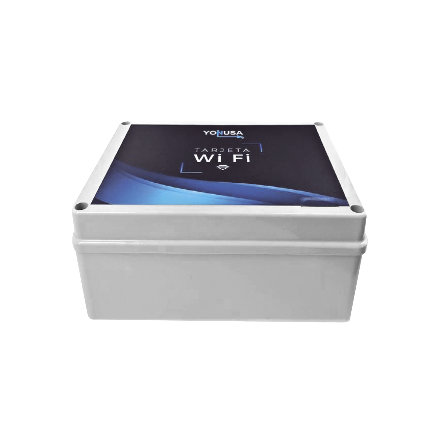 Modulo Wifi Lite Con Gabinete Para Uso En Energizadores Yonusa / Aplicación Sin Costo / Botón De Pánico/ 1 Salida Propósito General