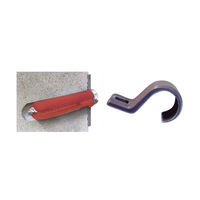 Kit De 8 Grapas, 8 Taquetes Y 8 Tornillos Para Sujetar Conductores Redondos O Tubo En Muro (Para Tubo De 1/2) (2104-07240)