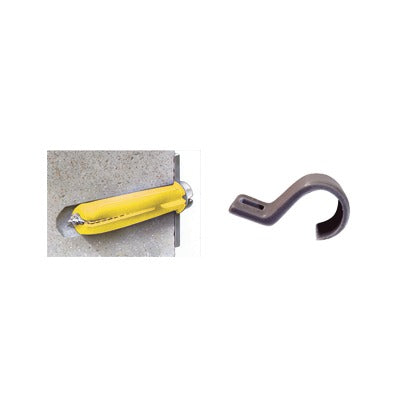 Kit De 20 Grapas, 20 Taquetes Y 20 Tornillos Para Sujetar Conductores Redondos O Tubo En Muro (2102-07240)