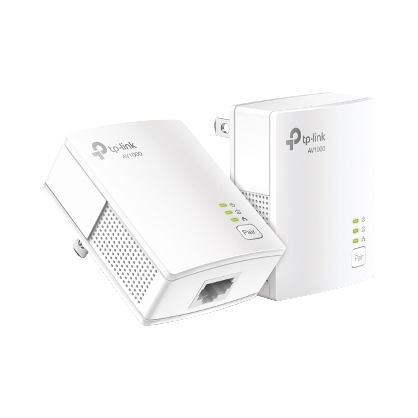 Kit Adaptador Powerline Gigabit Ethernet, Tecnologia Homeplug Av2, 1000Mbps, Plug And Play, Hasta 300 M Dentro De Casa, 1 Puerto 10/100/1000 Mbps Y Tamaño Ultra Compacto