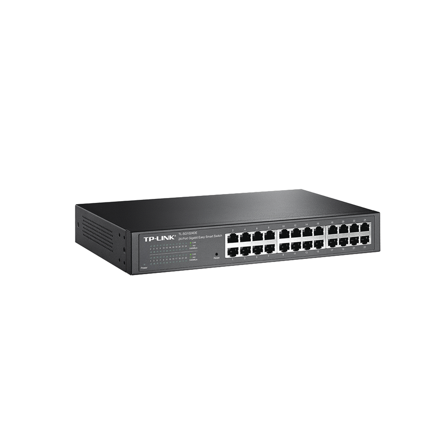 Switch Gigabit No Administrable De 24 Puertos 10/100/1000 Mbps Para Escritorio/Rack