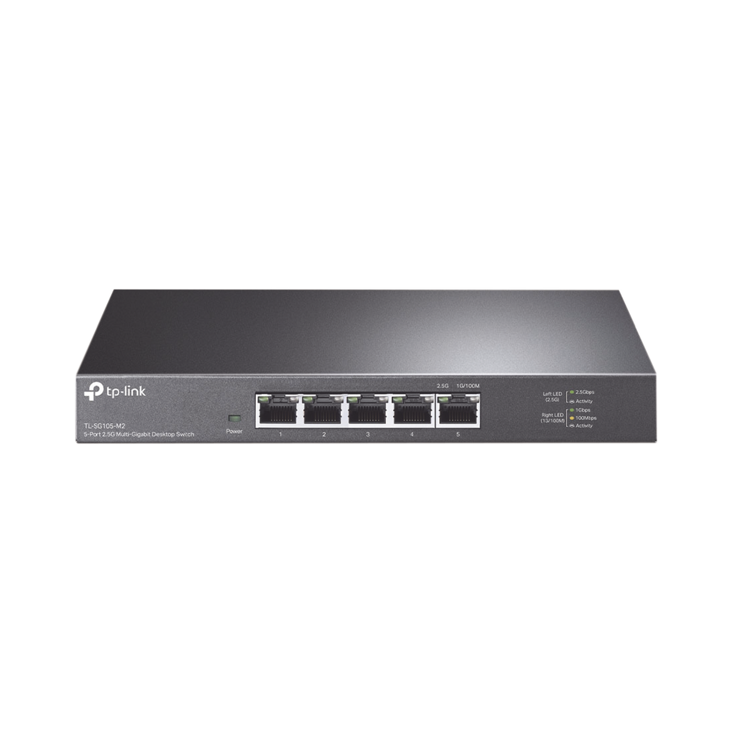 Switch Gigabit No Administrable De 5 Puertos 100 Mbps/ 1 Gbps/ 2.5 Gbps Ideal Para Wifi 6