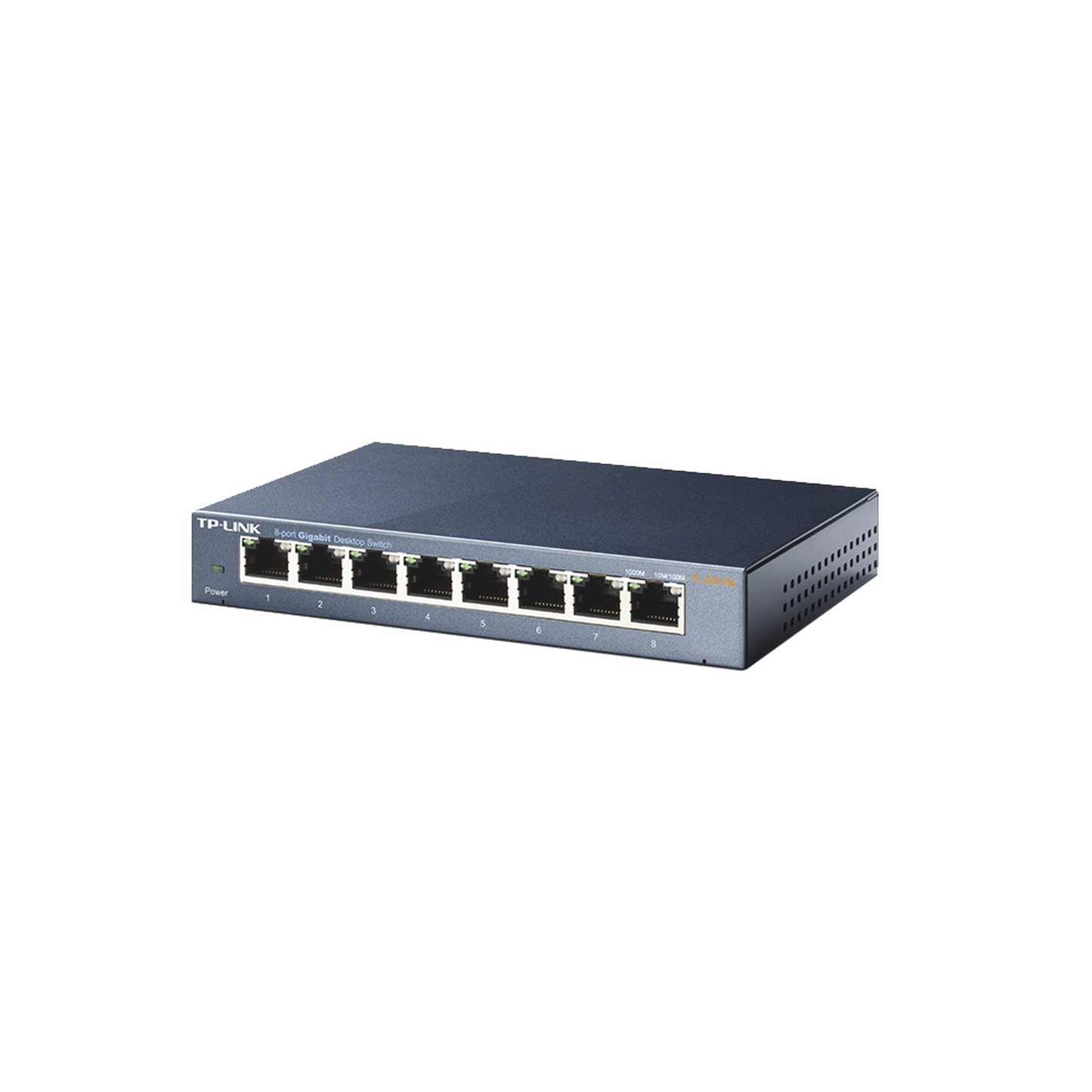 Switch Gigabit No Administrable De 8 Puertos 10/100/1000 Mbps