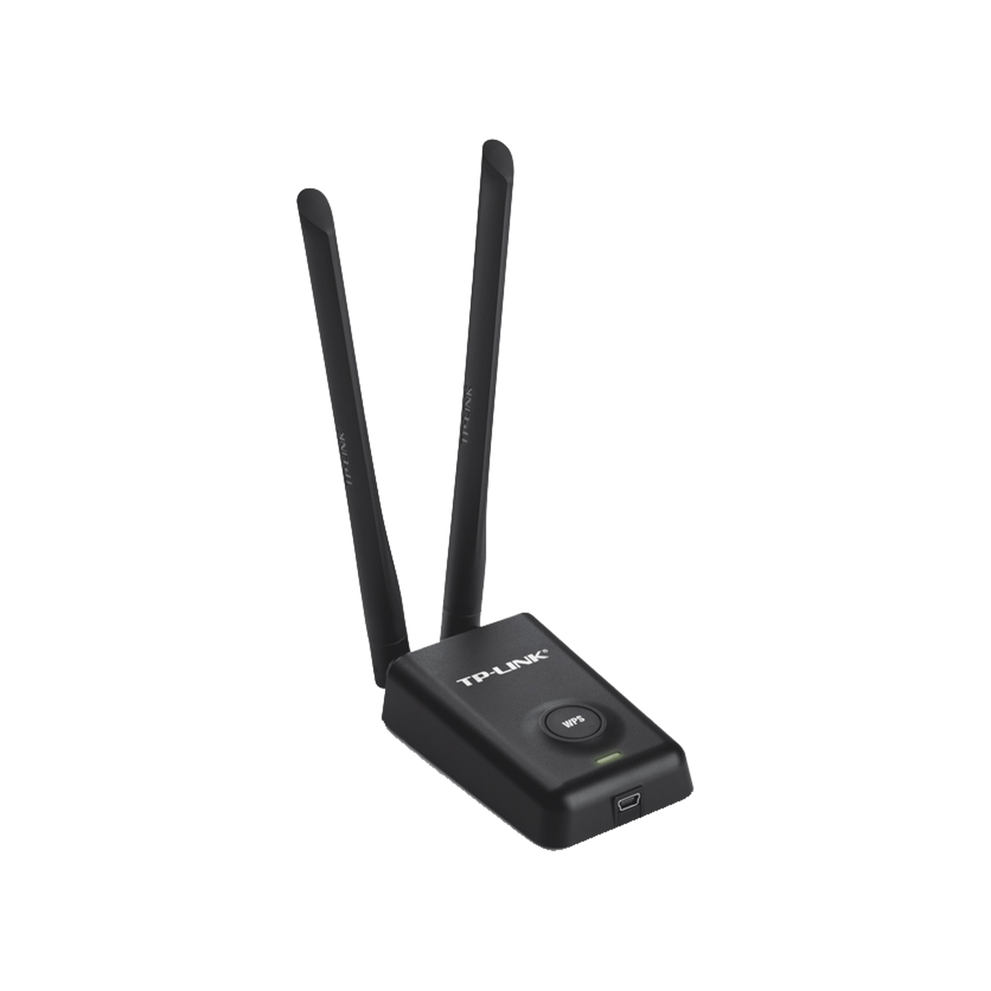 Adaptador De Alta Potencia Usb Inalámbrico N 300 Mbps 2.4 Ghz Con 2 Antenas Externas De 5 Dbi