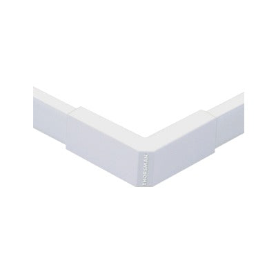 Esquinero Exterior Blanco De Pvc Auto Extinguible, Para Canaletas Tmk1020, Tmk1020Sd, Tmk1020Cd (5110-02001)