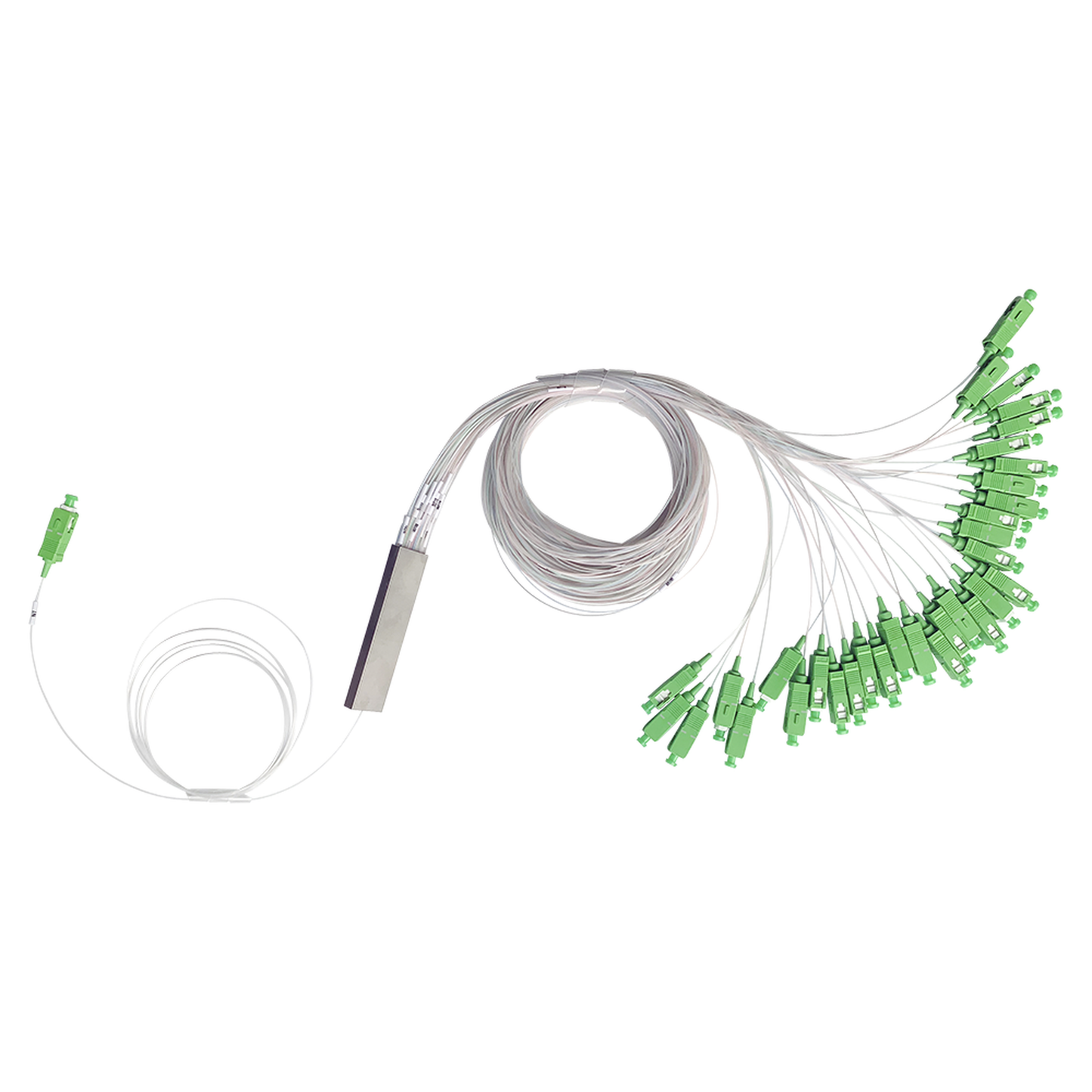 Splitter (Divisor Óptico) Tipo Plc, 1X32, Conectores Sc/Apc