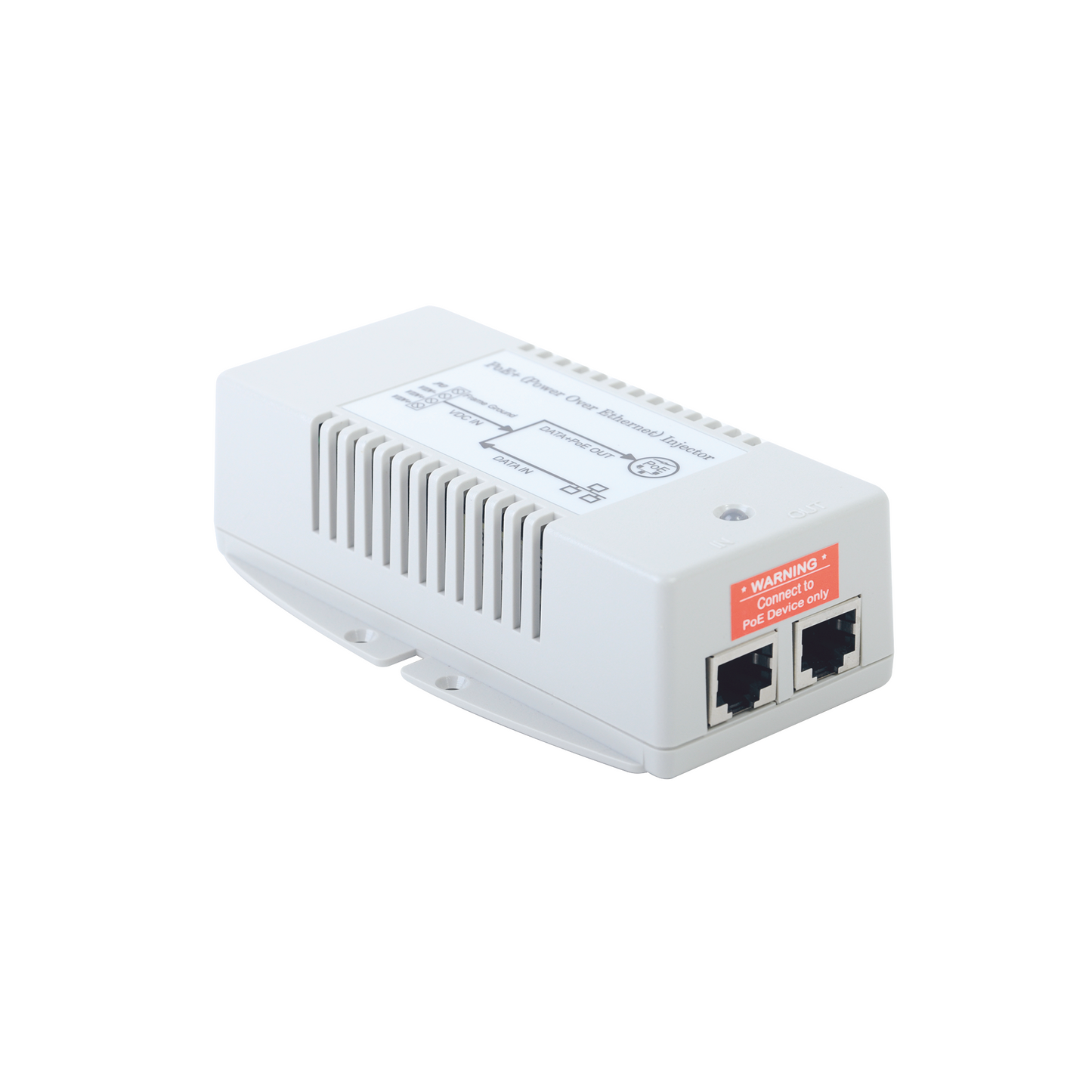 Inyector Poe Para Aplicación Solar, Entrada 18-36 Vcd, Salida En 56 Vcd, 802.3 Af/At, 10/100/1000 Mbps, Hasta 35 Watts