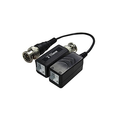Kit De Transceptores (Baluns) Con Terminal Push Superior, Resolución 4K , Cable Flexible Coaxial Blindado / Coaxitron / Audio Por Coaxitron / Menu Osd /Conector 100% Cobre / Protección Tvs, Calidad Premium