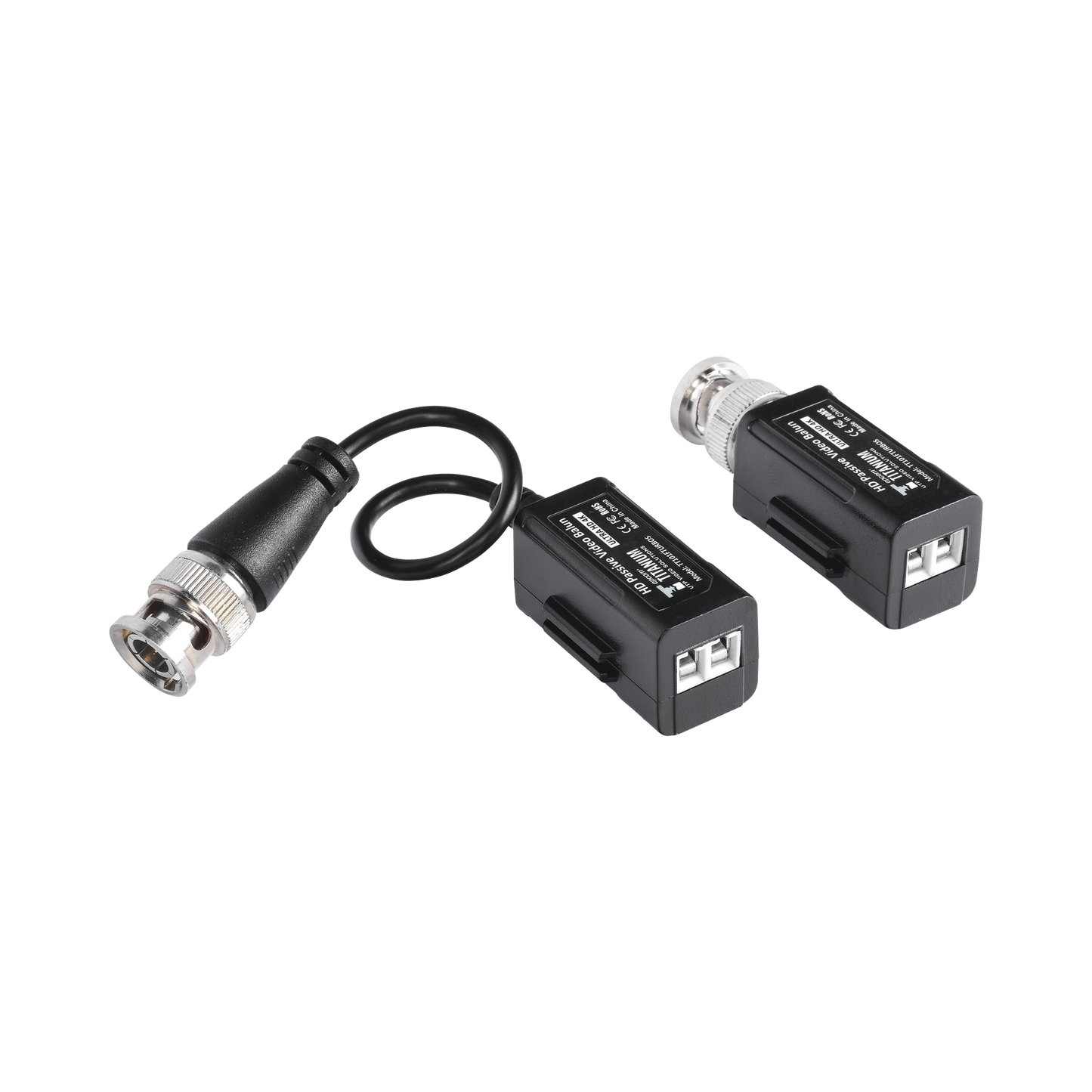 Kit De Transceptores (Baluns) Con Terminales Tipo Tornillo, Resolución 4K, Cable Flexible Coaxial Blindado / Coaxitron / Audio Por Coaxitron / Menu Osd /Conector 100% Cobre / Calidad Premium
