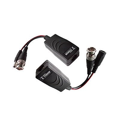 Kit De Transceptores Activos Turbo Hd. Convierte 36/24 Vcd A 12 Vcd Regulados, A Través De Cable Utp Cat5E / 6. Transmision De 200 M En 4K