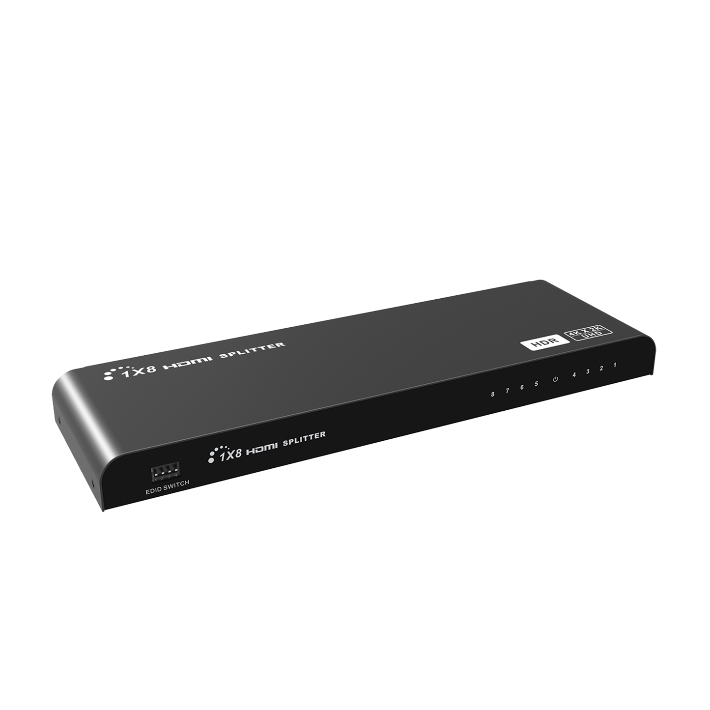 Divisor Hdmi De 1 Entrada A 8 Salidas 4K X 2K @60Hz & Hdr / Compatible Con Hdmi2.0,Hdcp2.0 / Soporta 10 Metros En La Entrada Y 10 Metros En La Salida