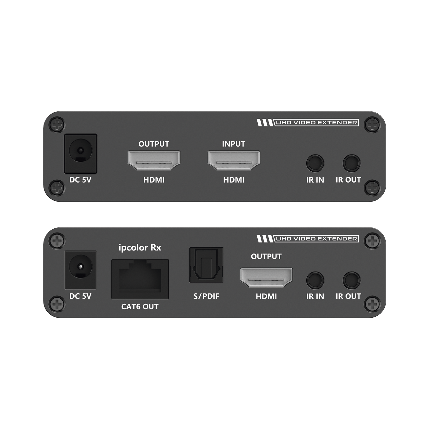 Kit Extensor, Por Cable Utp Hasta 70 Metros, 4K, Con Ir Bidireccional, Soporta Conexión En Cascada, Hasta 700 Metros