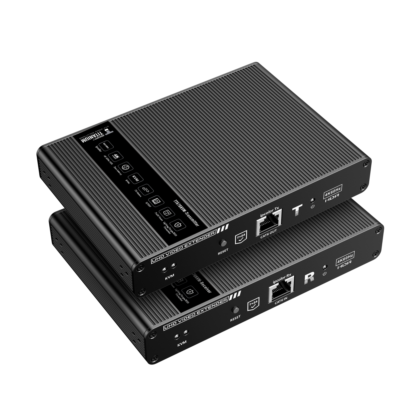 Kit Extensor Kvm ( Teclado, Video, Mouse ) Hdmi 4K 1080P @ 60 Hz, 70 Metros Con Cable Cat6/6A/7
