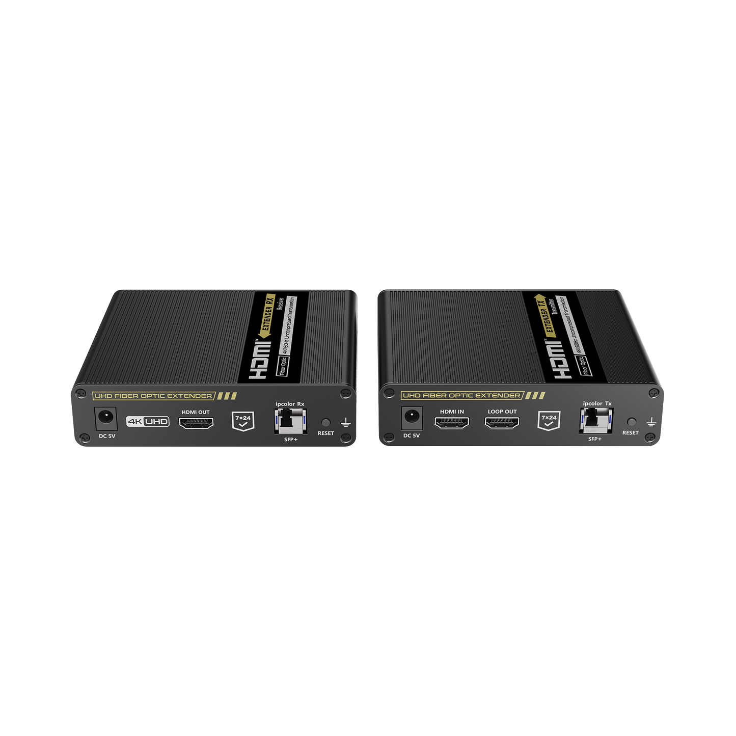 Kit Extensor Hdmi 4K Por Fibra Óptica 10G A 40Km, Ipcolor / Cero Latencia / Arc / Hdr / S/Pdif