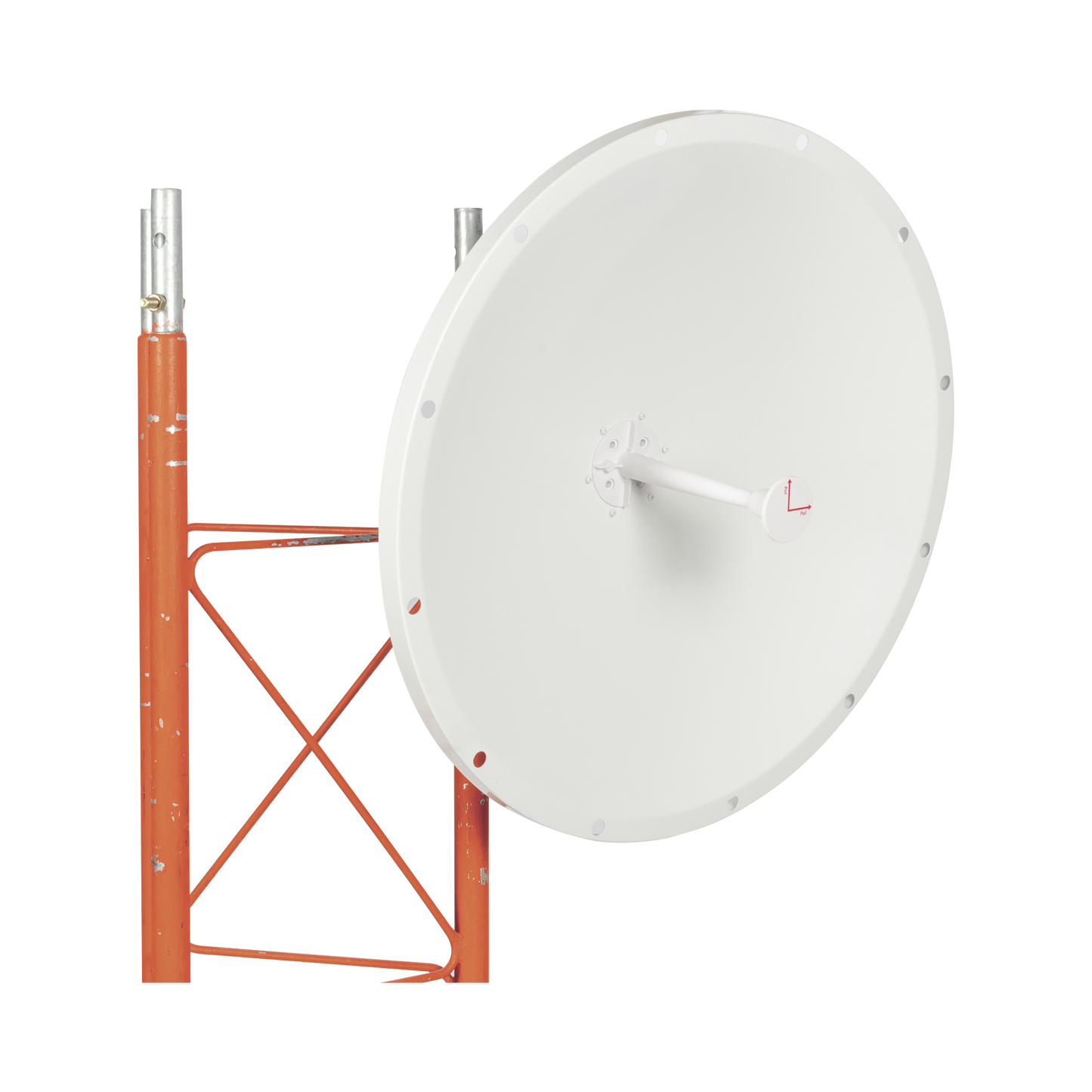 Antena Direccional, Frecuencia Extendida De (4.8 - 6.5 Ghz), Ganancia 28 Dbi, Dimensiones (2 Ft), Slant De (45° Y 90°), Incluye Jumpers Con Conector N-Macho Y Montaje