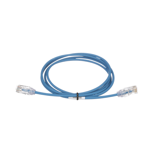 Cable De Parcheo Tx6, Utp Cat6, Diámetro Reducido (28Awg), Color Azul, 3Ft