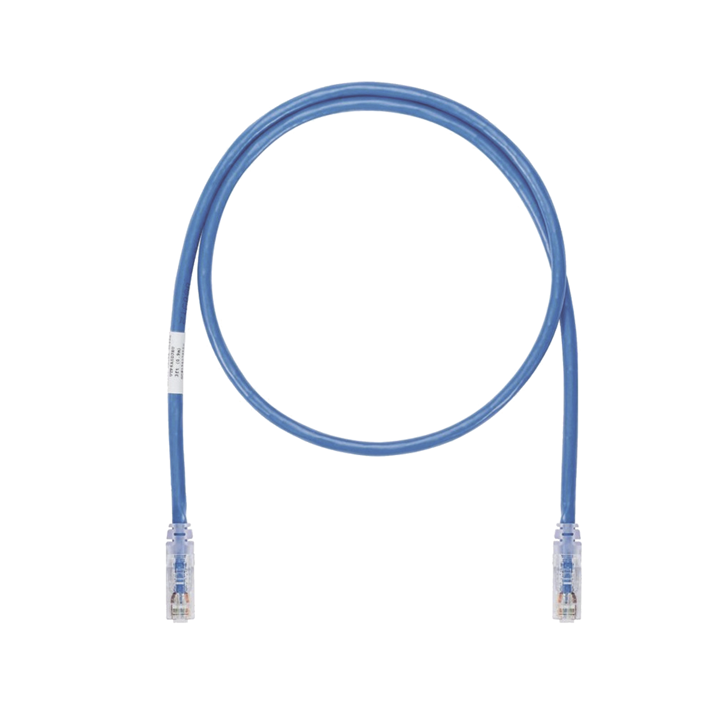 Cable De Parcheo Utp, Cat6A, 24 Awg, Cm, Color Azul, 10Ft