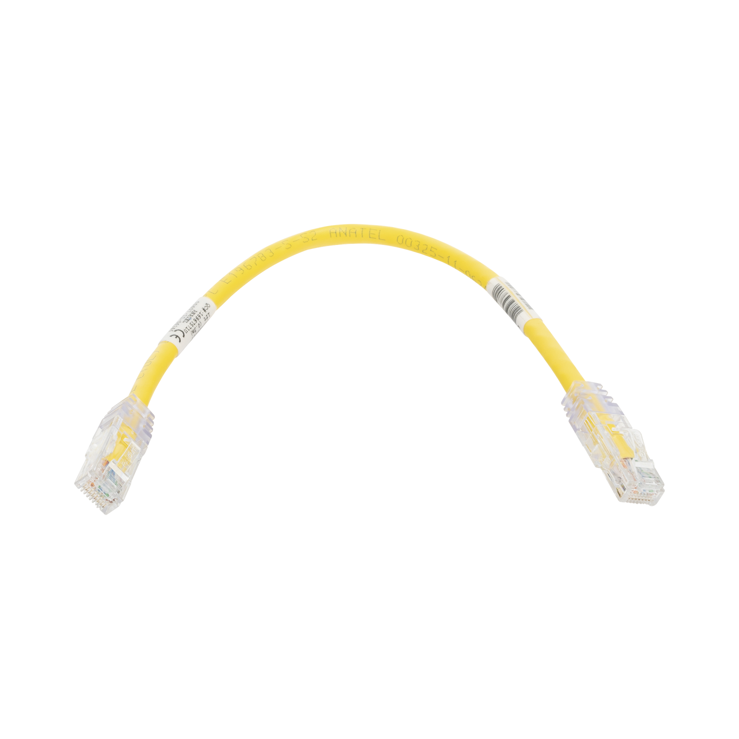 Cable De Parcheo Tx6, Utp Cat6, 24 Awg, Cm/Lszh, Color Amarillo, 1Ft