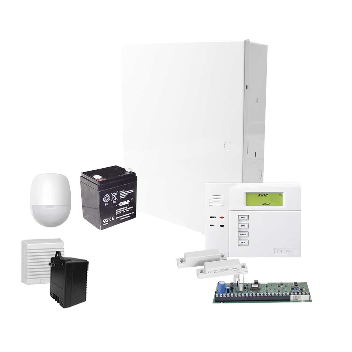 Sistema De Alarma Vista48La Con Sensor De Movimiento, Contactos Magneticos, Sirena De 15 Watts, Bateria Y Transformador