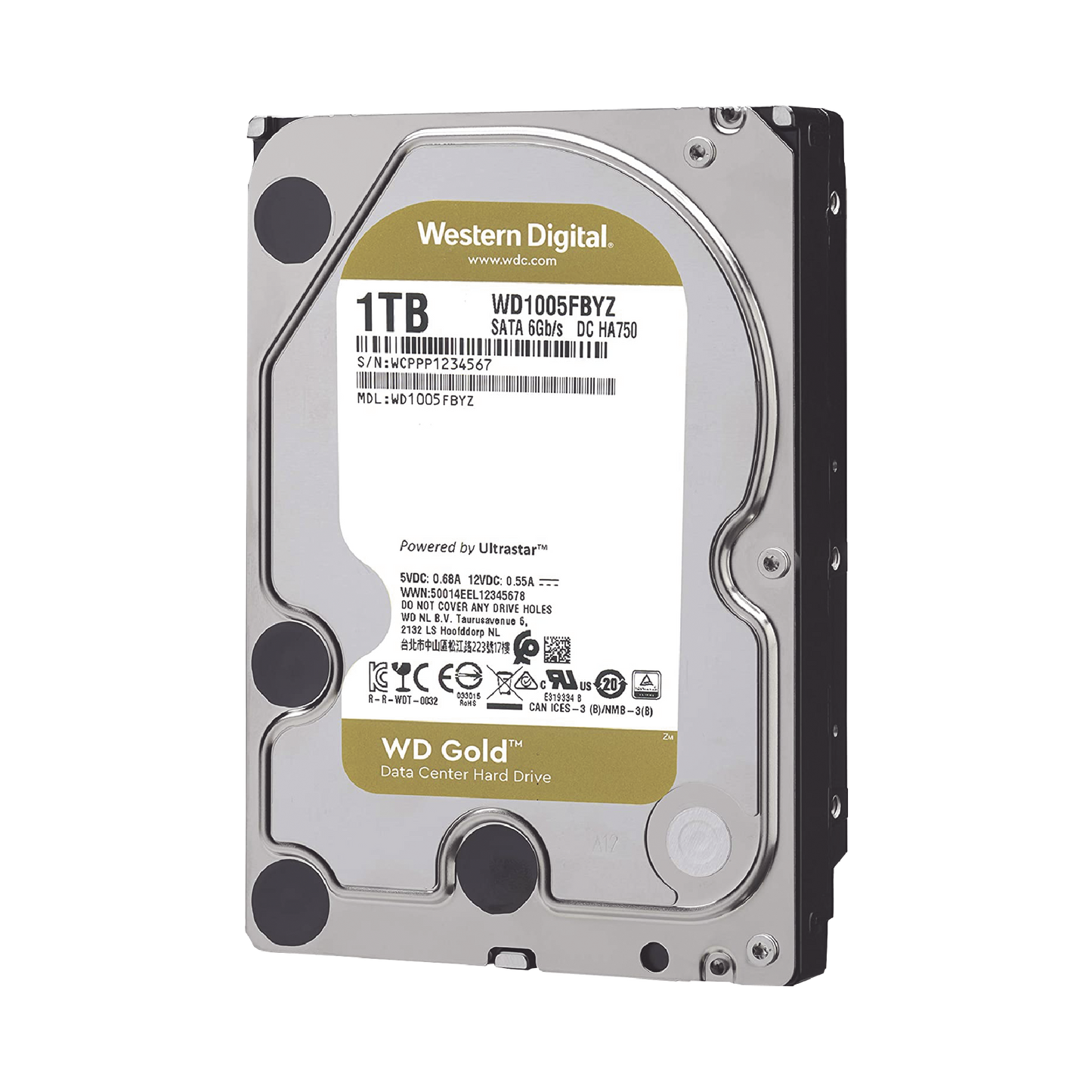 Disco Duro Gold De 1Tb / Clase Enterprise / 5 Años De Garantía