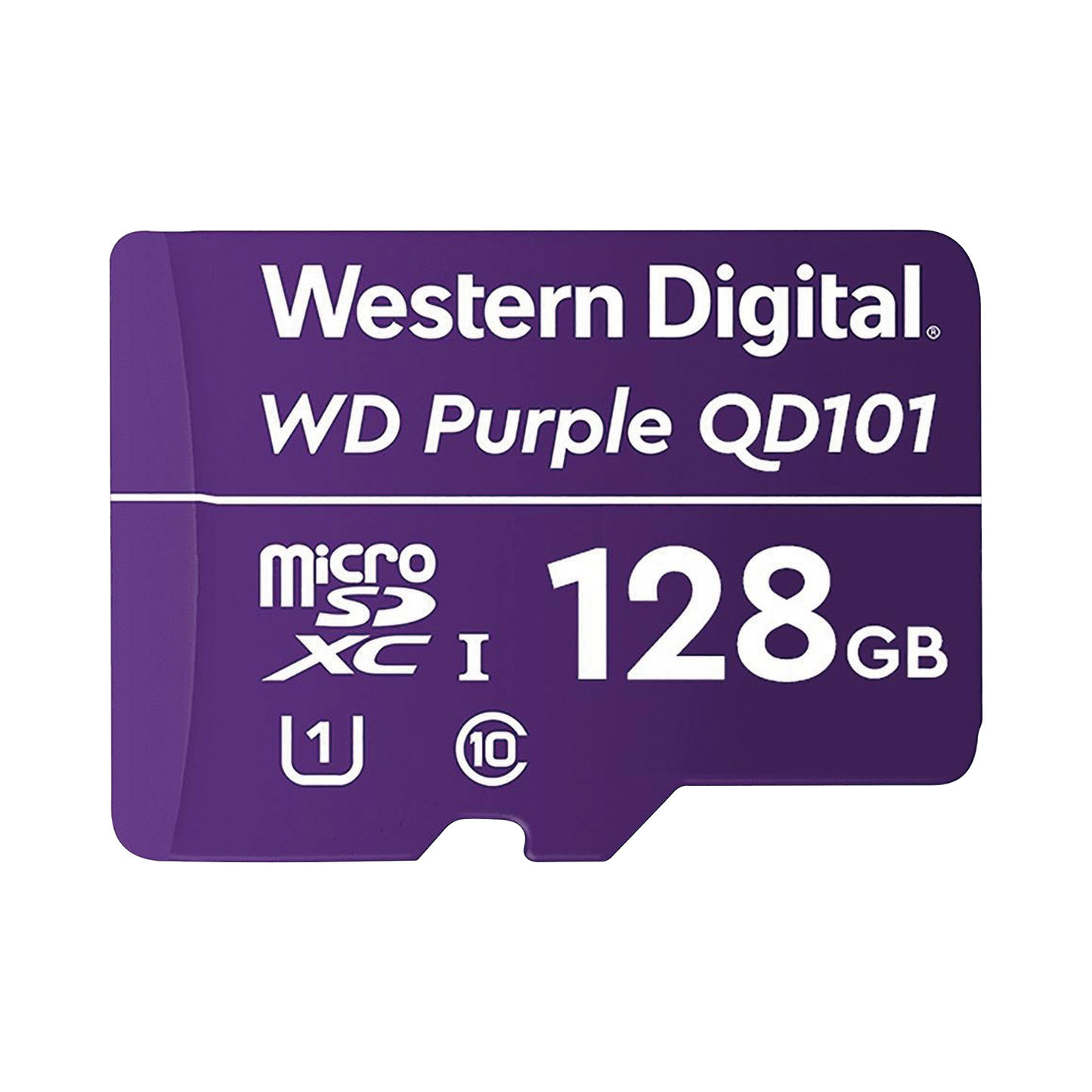 Memoria Microsd De 128 Gb Purple, Especializada Para Videovigilancia, 10 Veces Mayor Duración, 3 Años De Garantia
