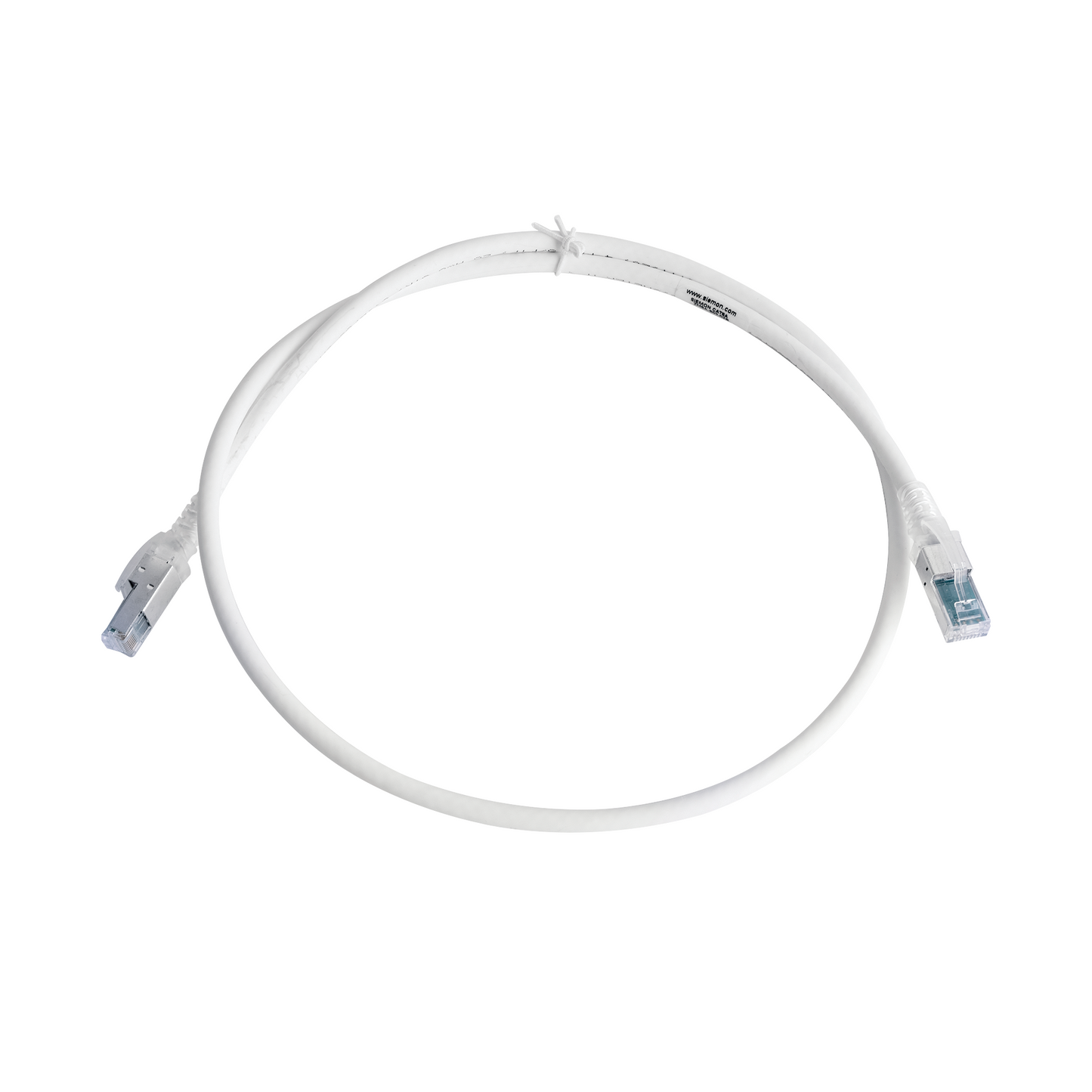 Patch Cord Z-Max Cat6A S/Ftp, Cm/Ls0H, 3Ft, Color Blanco