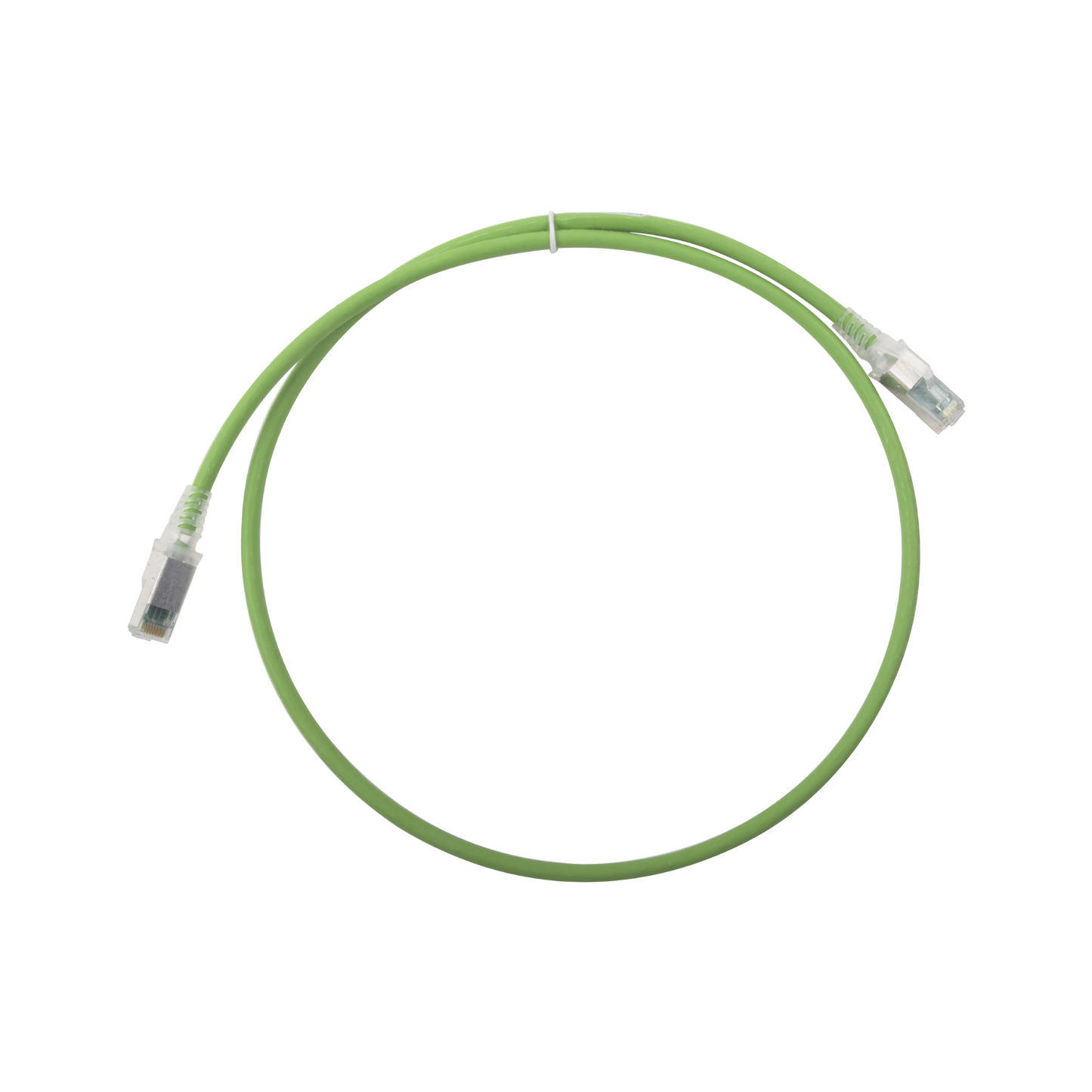 Patch Cord Z-Max Cat6A S/Ftp, Cm/Ls0H, 3Ft, Color Verde, Versión Bulk (Sin Empaque Individual)