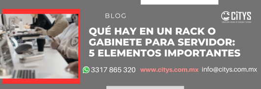 Qué Hay En Un Rack O Gabinete Para Servidor: 5 Elementos Importantes
