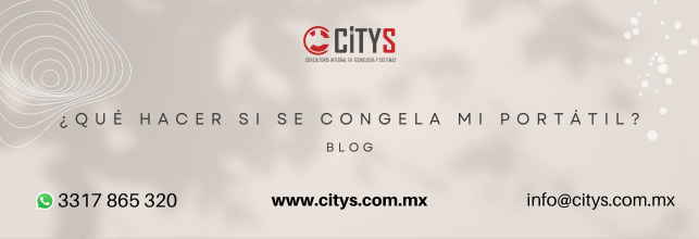 ¿Qué hacer si se congela mi portátil?