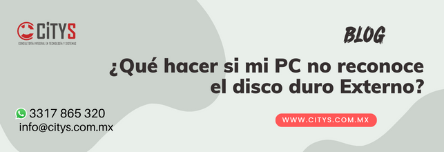 ¿Qué hacer si mi PC no reconoce el disco duro Externo?