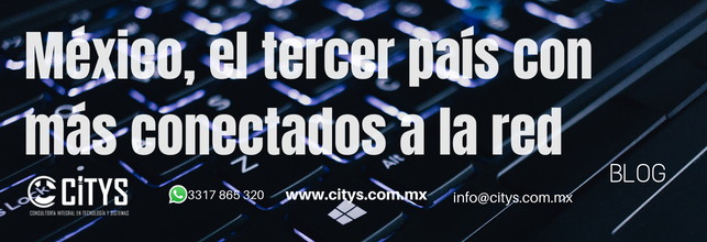 México, el tercer país con más conectados a la red