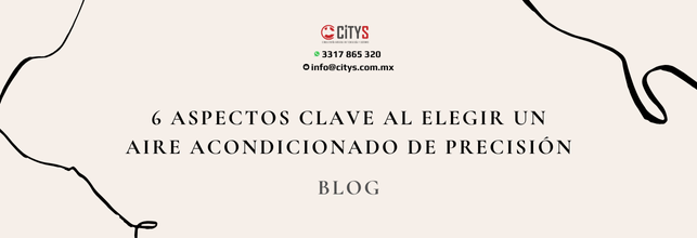6 Aspectos clave al elegir un aire acondicionado de precisión