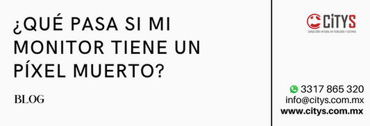 ¿Qué pasa si mi monitor tiene un píxel muerto?