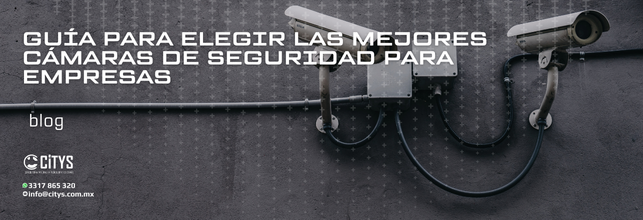 Guía para elegir las mejores cámaras de seguridad para empresas