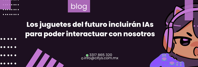 Los juguetes del futuro incluirán IAs para poder interactuar con nosotros