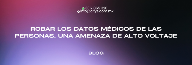 Robar los datos médicos de las personas. Una amenaza de alto voltaje
