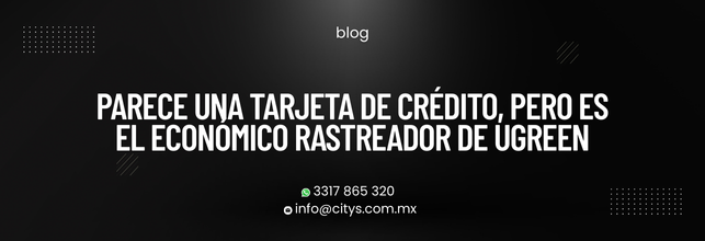 Parece una tarjeta de crédito, pero es el económico rastreador de UGREEN