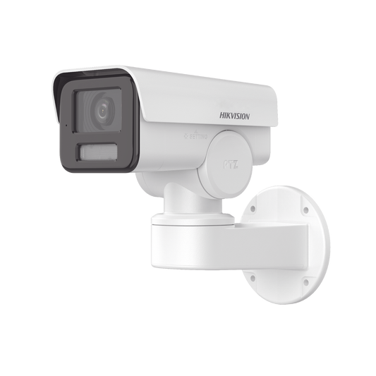 Bala IP PTZ 4 Megapixel / Lente Mot. 2.8 a 12 mm  / Luz IR 50 mts / WDR 120 dB  / PoE / IP66 / Microfono Integrado / Micro SD / Ultra Baja Iluminación