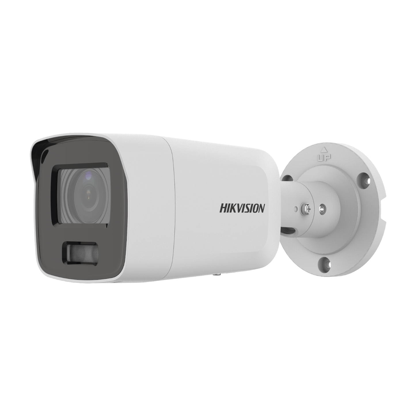 Bala IP 8 Megapixel / Imagen a color 24/7 / Lente 2.8 mm / Micrófono Integrado / Luz Blanca 40 mts / Exterior IP67 / WDR 120 dB / Audio y Alarma / Captura Facial / Onvif / MicroSD