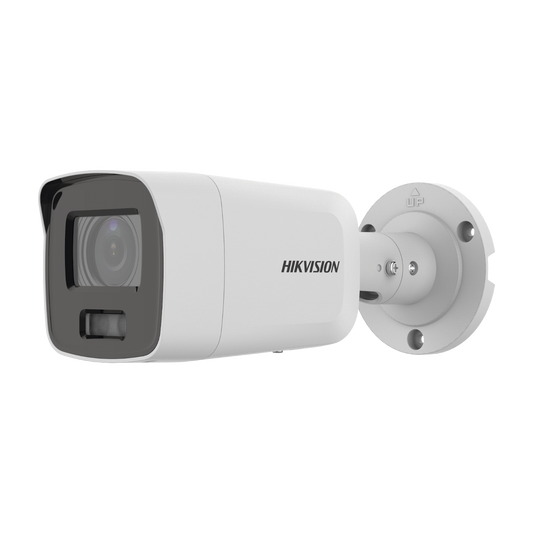 Bala IP 8 Megapixel / Imagen a color 24/7 / Lente 2.8 mm / Micrófono Integrado / Luz Blanca 40 mts / Exterior IP67 / WDR 120 dB / Audio y Alarma / Captura Facial / Onvif / MicroSD