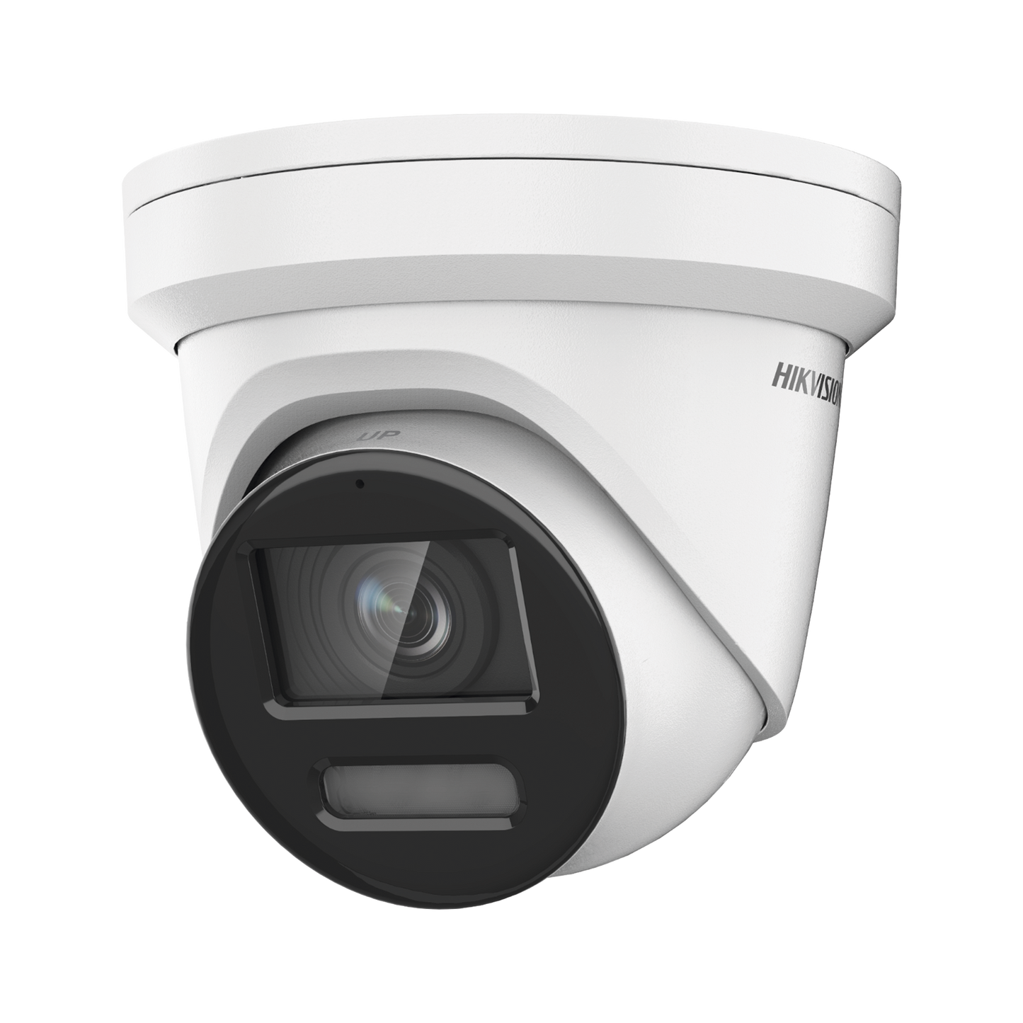 Turret IP 8 Megapixel / Imagen a color 24/7 / Lente 2.8 mm / Micrófono Integrado /Luz Blanca 40 mts / Exterior IP67 / Micrófono Integrado / WDR 120 dB / Audio y Alarma / Onvif / MicroSD