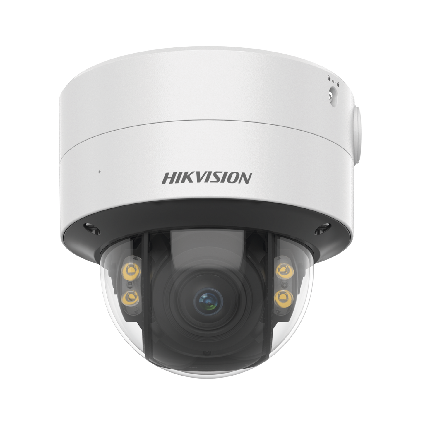 Domo IP 4 Megapixel / Imagen a Color 24/7 / Lente 2.8 - 12 mm / Luz Blanca 40 mts / WDR 130 dB / Exterior IP67 / IK10 / Captura Facial / Videoanaliticos (Filtro de Falsas Alarmas)