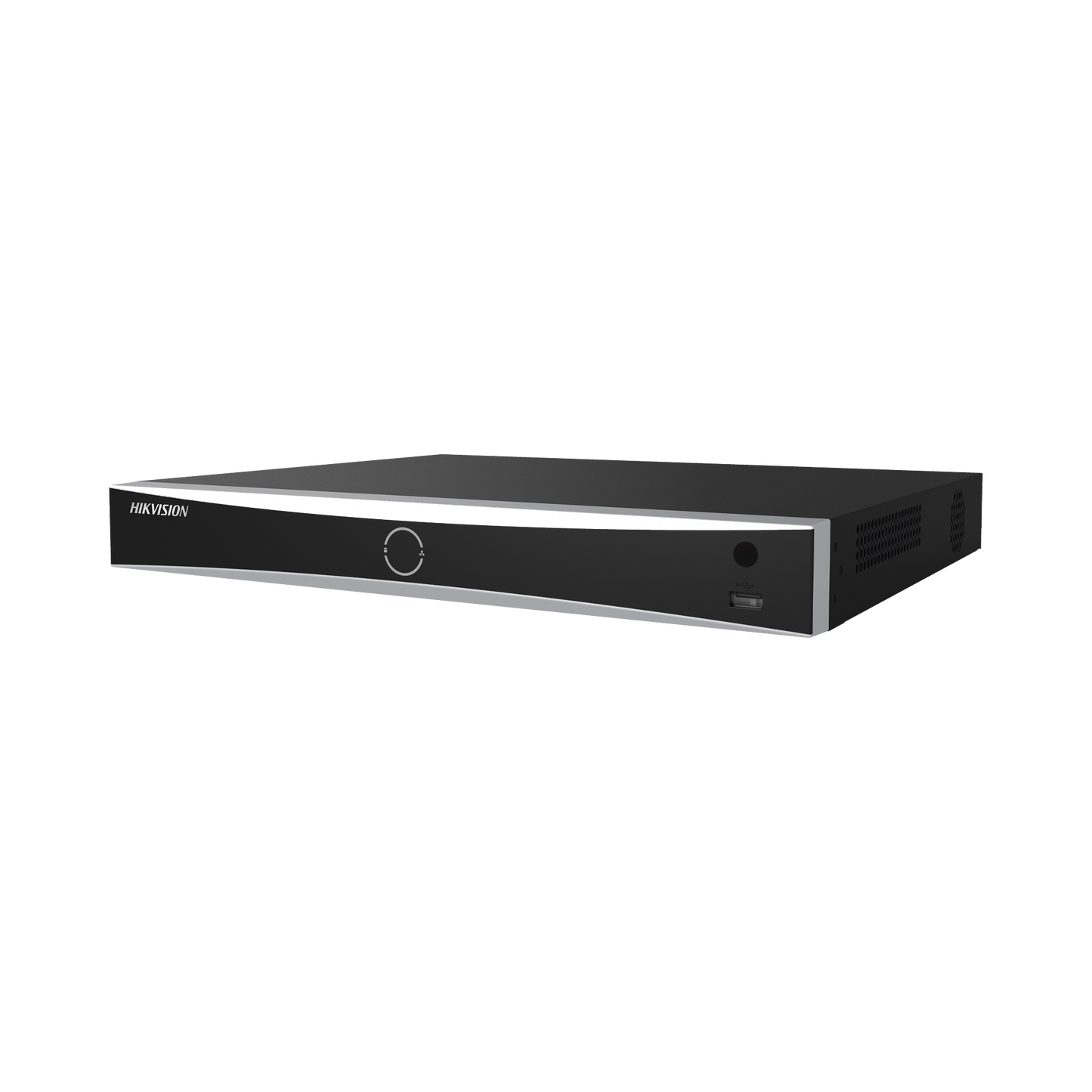 NVR 12 Megapixel (4K) / 32 canales IP / Soporta Cámaras con AcuSense / 1 Canal de Reconocimiento Facial / Hik-Connect / 2 Bahías de Disco Duro / HDMI en 4K / No Soporta Puertos PoE