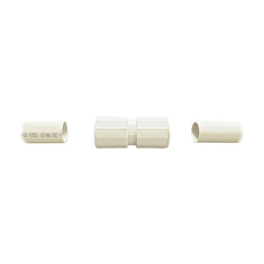 Manguito / Cople Morbidx IP67 libre de halógenos para unir tubería rígida de 50 mm (2") permite una instalación hermética no necesita pegamento