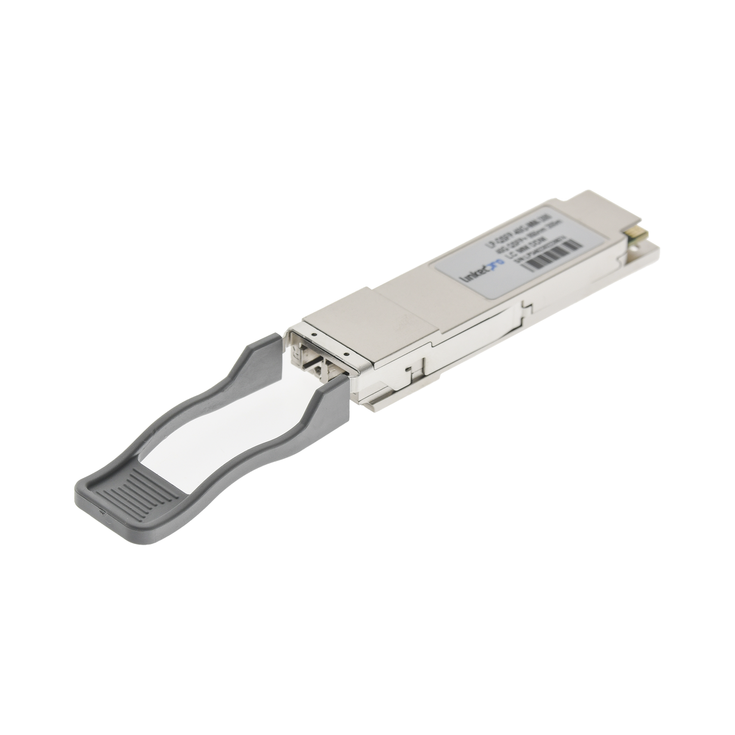 Transceptor QSFP+ (Mini-Gbic) / Multimodo / 40 Gbps de velocidad / Conectores LC Dúplex / Hasta 300 m de Distancia