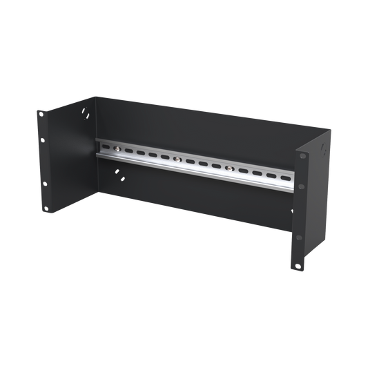 Riel de 35 mm con Soporte para Rack 19" 4UR
