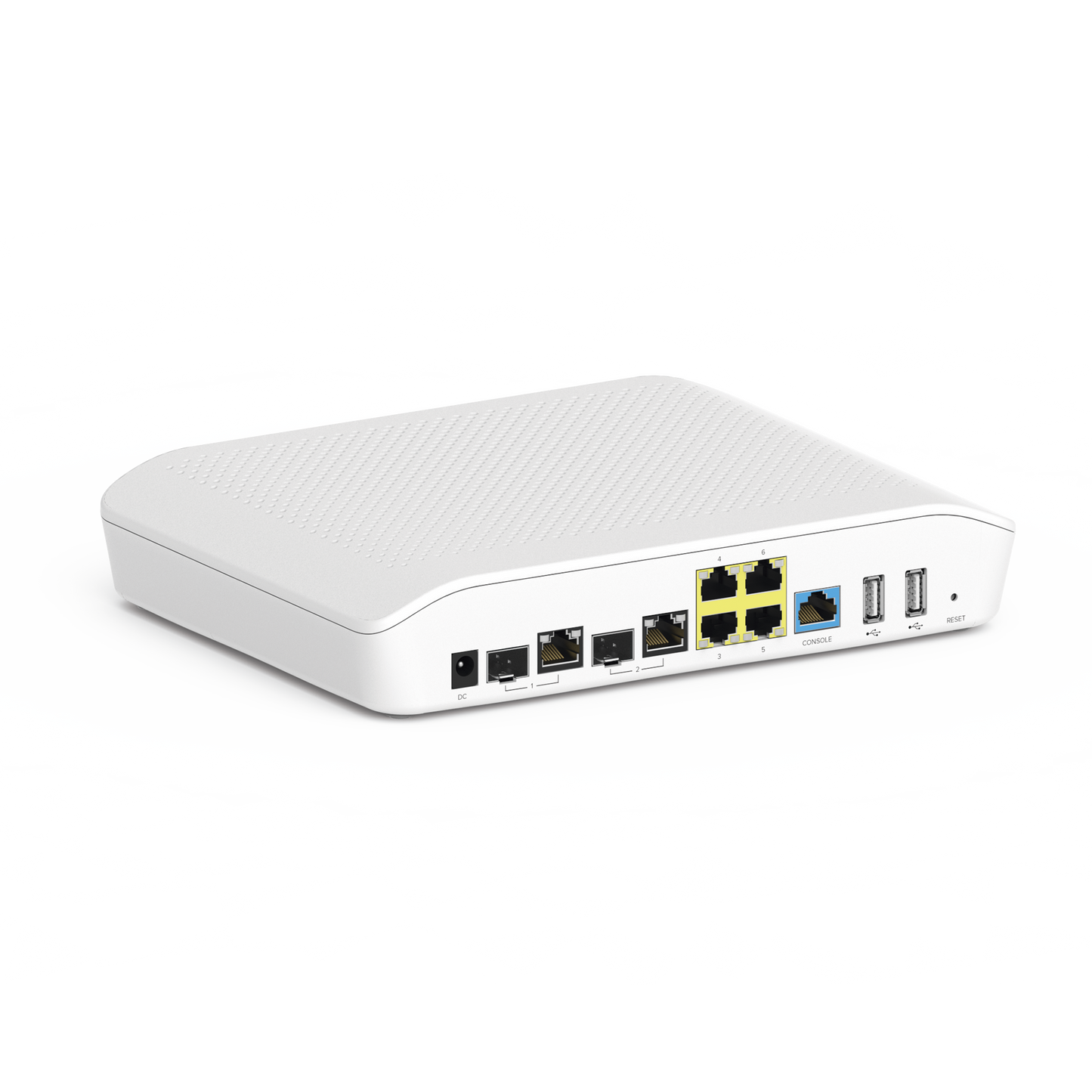 Router/Firewall NSE3000 / 2 puertos WAN Gigabit + 2 SFP combo / 4 puertos LAN Gigabit / Gestión Unificada de Amenazadas / Administración desde la Nube con cnMaestro / Hasta 300 dispositivos